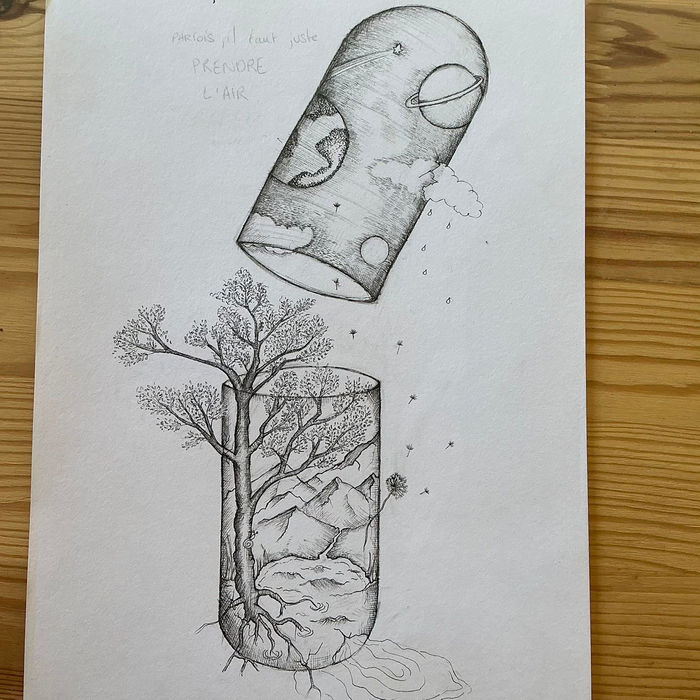 Transfert textile capsule