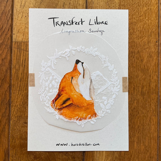 Transfert textile Renard