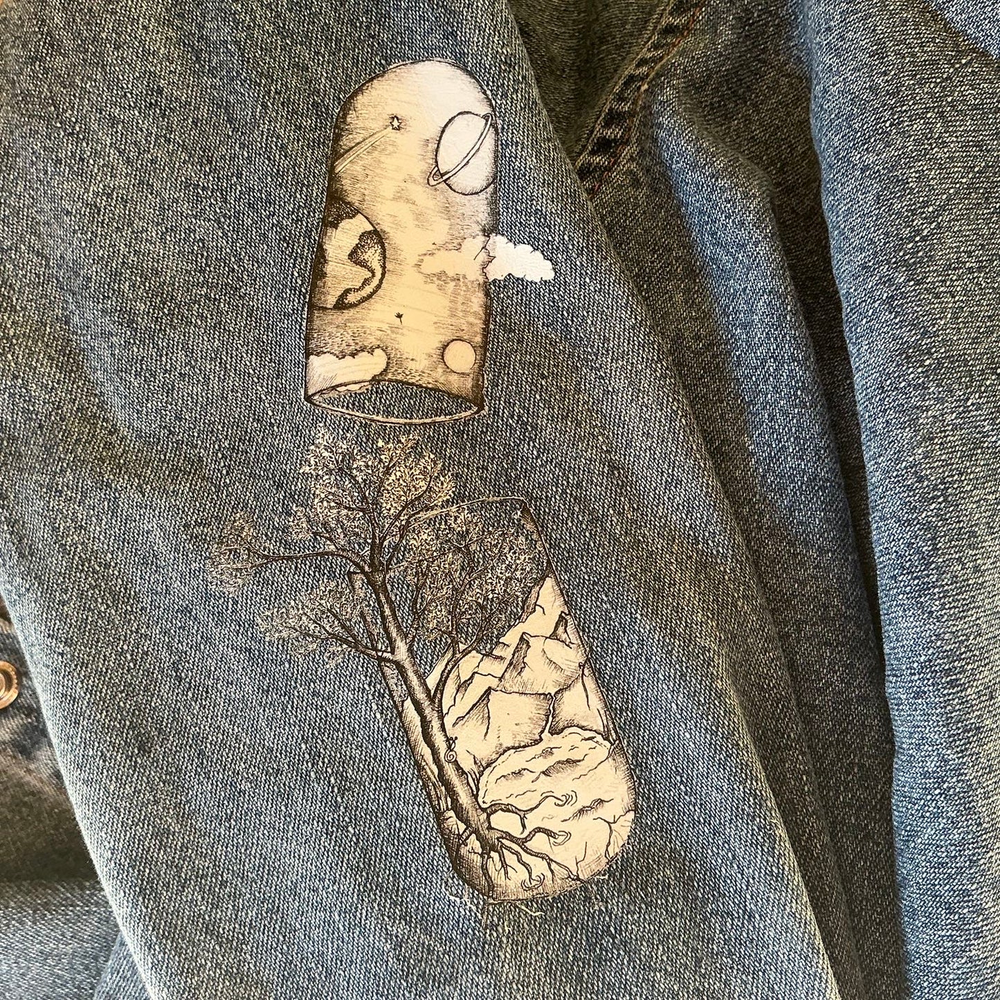 Transfert textile capsule