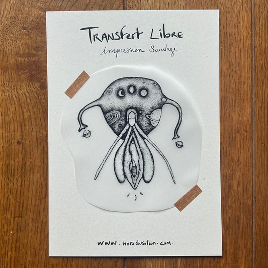 Transfert textile Vulve